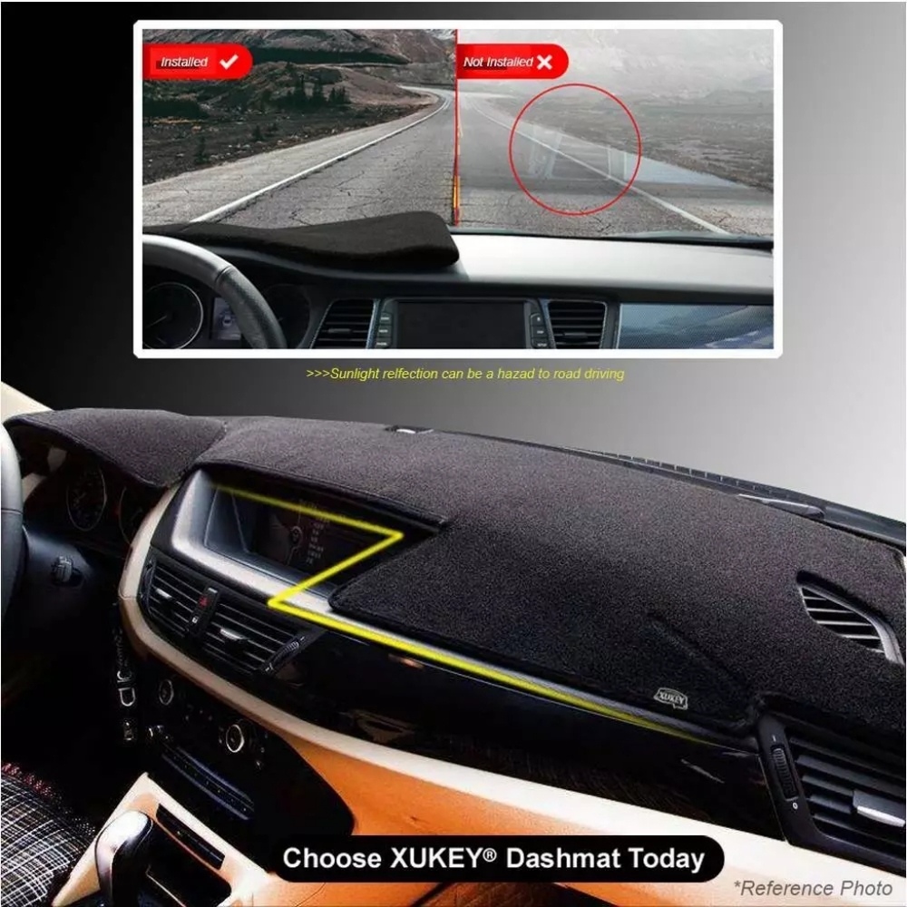 For Chevy Cavalier 1995-2005 Mat Dash Cover Dashmat Dashboard Carpet Black USA